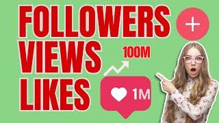 Increase Followers Likes and Views  -Organic and Real - Earn with Adnan -Free -2023