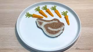 3D food printing with Foodini - Dysphagia application: steak and carrots