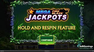 Playtech - Mega Fire Blaze Jackpots Legacy of the Tiger - Gameplay Demo