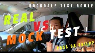 ROCKDALE MOCK TEST ON TEST ROUTE AFTER PASSED THE REAL TEST!