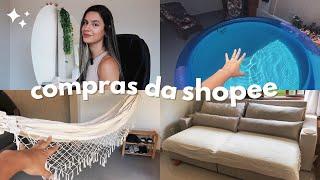 Compras na Shopee pra minha casa nova! 