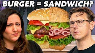 Is a Hamburger a Sandwich?