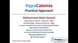 Hypocalcemia (Practical Approach) - (Arabic Language) - Dr. Gawad