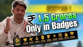 Lokesh Gamer Spends 50 Lakh Rupees Every Year For Badges | Lokesh Gamer - Garena Free Fire #shorts