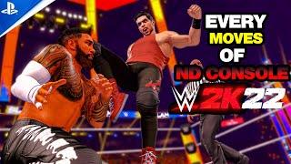 WWE 2K22 Every Amazing Moves of ND Console! PS5