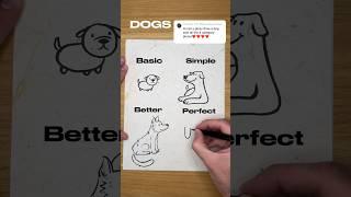 Dog drawing tutorials be like  #dogdrawing #funny  #drawingtutorial