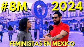 MARCHA 8M FEMINISTAS en el Dia internacional de la mujer 2024