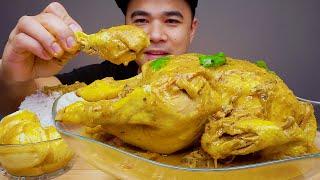 WHOLE CHICKEN CURRY INDIAN STYLE | Mukbang Asmr | ALFIE EATS