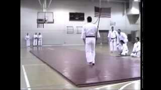 1990's Hickey Karate Center 1st Bo Kata with Bunkai Demonstration in Michigan