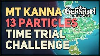 Mt Kanna 13 Particles Time Trial Challenge Genshin Impact