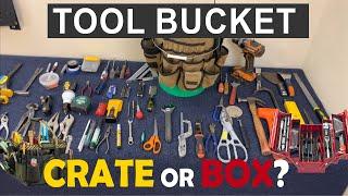 Tool Bucket, Duluth Crate or Box? Tool box solutions.