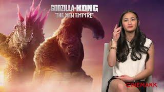 Godzilla x Kong Interview with Kaylee Hottle and Adam Wingard | Cinemark