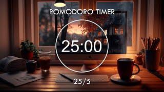 4-HOUR Pomodoro 25/5  Lofi Beats to Study and Relax, Working Productivity  Focus Station