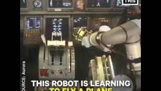 Robot Copilot in Boeing 737 Aircraft - aviation