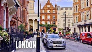 Most Expensive Streets of London Mayfair | London Walking Tour 4K