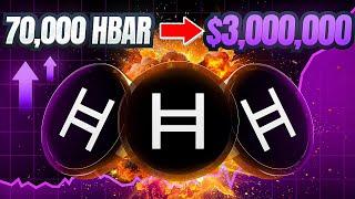 How Much Will 70,000 $HBAR Be Worth By 2025? Hedera Price Prediction!!