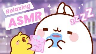 RELAXING ASMR made by a cartoon | Cozy sounds to warm you up  (sensitive mic)