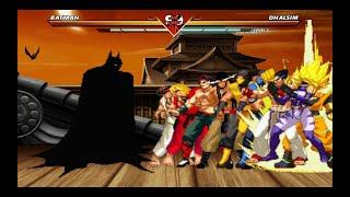 LEGENDARY BATMAN VS EVERYONE FT: RYU KEN DHALSIM BISON LIUKANG KUNGLAO SCORPION SUBZERO GOKU ||