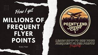 How I Maximise Credit Cards for earning Points - Pointy End Secrets