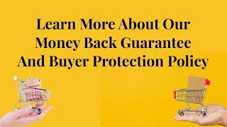 Supplied Offers a Money Back and Buyer Protection Policy