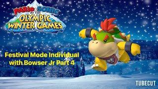 Mario & Sonic at the Olympic Winter Games Festival Mode Individual (Bowser Jr) Part 4