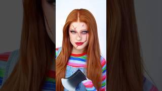 Cute Chucky halloween makeup RESULTS