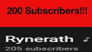 200 Subscribers!!!