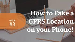 How To Fake GPRS Location  on Your Phone Part 1