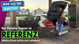 Mit dem Tesla Model S Longrange zur 1.111 km Porsche Taycan Challenge - Zwei E-Autos - ein Roadtrip