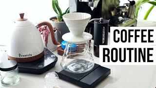 Weekend morning coffee routine | hario v60 , melodrip , LilyDrip