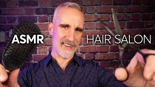 Relaxing ASMR Hair Salon ️ Brushing, Haircut & Shampoo