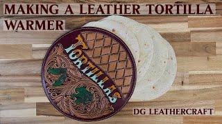 Making a Leather Tortilla Warmer