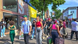 London Walk  A Taste of Summer! Busy Camden Town to Trafalgar Square · 4K HDR