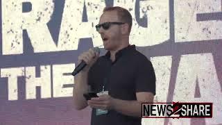 Max Blumenthal speaks at 2024 "Rage Against the War Machine" rally in DC