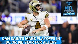 Can New Orleans Saints make playoffs in do or die season for Dennis Allen in Year 2 with Derek Carr?