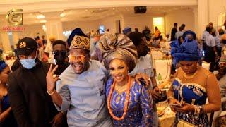 MONEY RAIN ON IYABO OJO AS MR MACARONI, KEMI AFOLABI,MERCY AIGBE AND OTHER STORMS THE STAGE