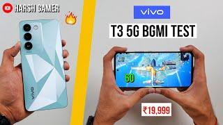 vivo T3 Pubg Test with FPS Meter, Heating & Battery Test | Best Gaming Phone Under ₹20,000? 