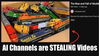 AI Slop Channels are Stealing from Model Railroading Creators