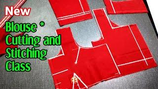 Perfect Blouse Cutting and Stitching Step by Step Class Clear Explanation | Tailoring Class