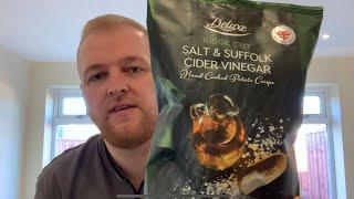 Lidl Deluxe Salt & Suffolk Cider Vinegar Flavoured Crisps - Review