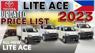 TOYOTA LITE ACE 2023 UPDATED PRICE LIST & SPECS PHILIPPINES