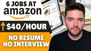 6 No Interview No Resume Jobs Anyone Can Do at Amazon