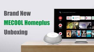 Unbox 2022 Brand New MECOOL Homeplus A Hands-free TV Smart Speaker and 4K Android TV Box 2 in 1