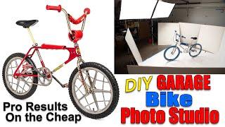 Take Pro Pics in your Garage DIY Bike Photo Studio!