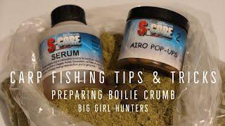 Carp Fishing Tips & Tricks - Preparing Boilie Crumb