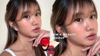 grwm: trying NEW k-beauty makeup (TIRTIR, CLIO, & more)