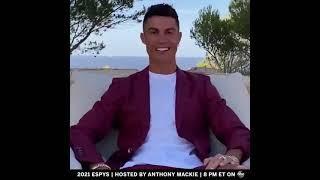 Cristiano Ronaldo awarded ESPY: Best International Athlete, Men’s Soccer | #Shorts | ESPN FC