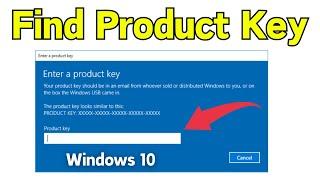 How to Find Product Key for Windows 10 (Find Windows Product Key) Quick Way