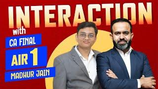 Interaction with CA FINAL AIR-1 Nov-2023 l Madhur Jain