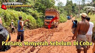 Berani Coba!! Sopir Pantang Menyerah Sebelum Di Coba